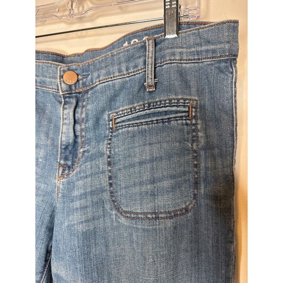 2010s GAP 1969 Hermosa Flare Jeans Size 32/14 Medium Wash - Picture 10 of 14